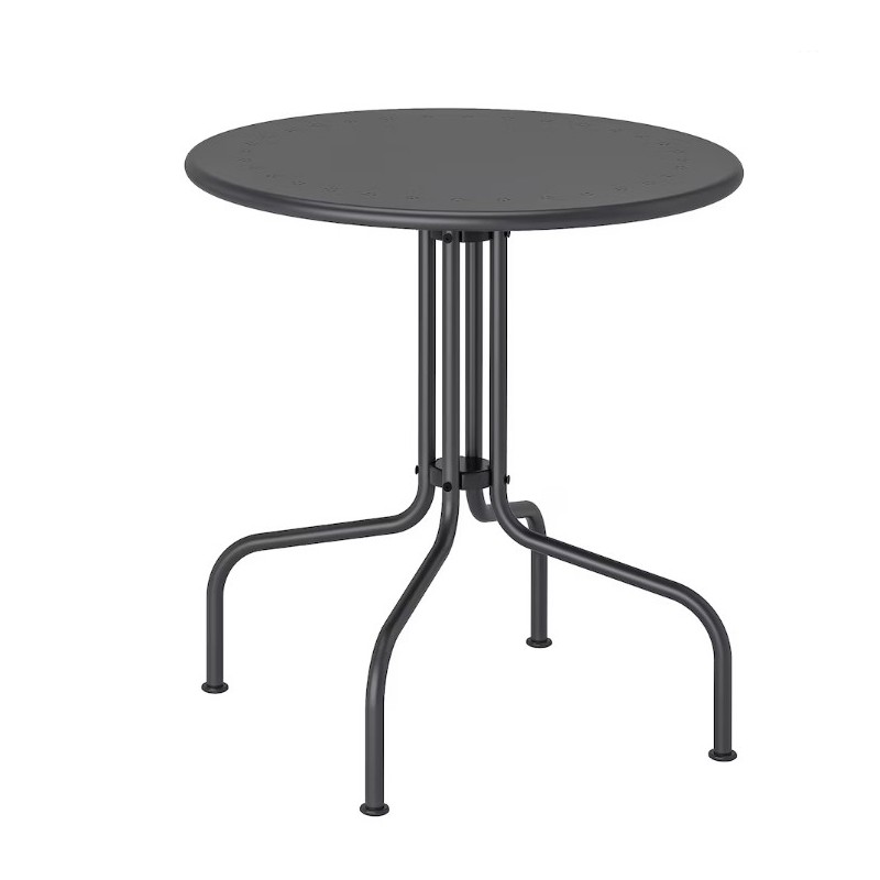 Table, extérieur, gris, 70 cm