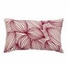 Coussin "Automn" Rouge rubis, 30x50 cm