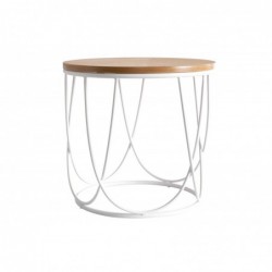 Table d'appoint ronde bois...