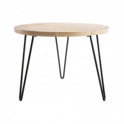 Table basse ronde bois...