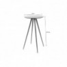 Table de bar ronde scandinave bois L60 cm