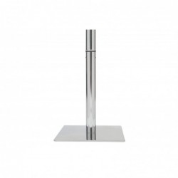 Table de bar design carrée blanche L60 cm JACK