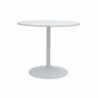 Table à manger design blanc ronde D90 cm