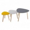 Tables gigognes "Mileo"
Jaune, Gris, Blanc, L.34/46/60 cm