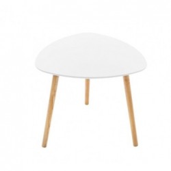 Tables gigognes "Mileo" Blanc, L.34/46/60 cm