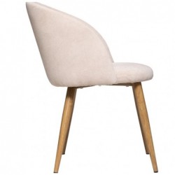 Fauteuil "Celeste" Velours côtelé, Beige