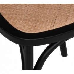 Chaise "Isak" Hêtre, Noir