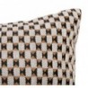 Coussin jacquard "Zaika" Beige Lin, 30x50 cm