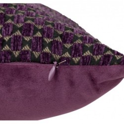 Coussin jacquard "Zaika" Violet, 30x50 cm