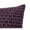 Coussin jacquard "Zaika" Violet, 30x50 cm