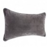 Coussin "Lilou" Gris ardoise, 30x50 cm