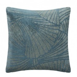 Coussin, flanelle Bleu...