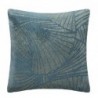 Coussin, flanelle Bleu canard, 40x40 cm