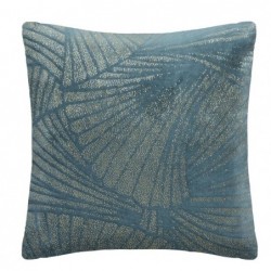 Coussin, flanelle Bleu canard, 40x40 cm