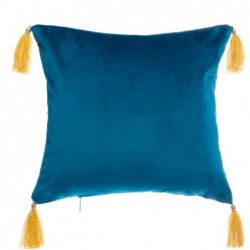 Coussin "Glitter" Bleu, 40x40 cm