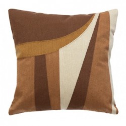 Coussin "Hary" Marron,...