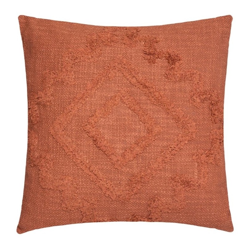 Coussin "Inca" Rose terracotta, 40x40 cm