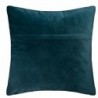 Coussin "Dolce", velours Bleu, 40x40 cm