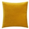 Coussin "Dolce",Jaune moutarde, 40x40 cm