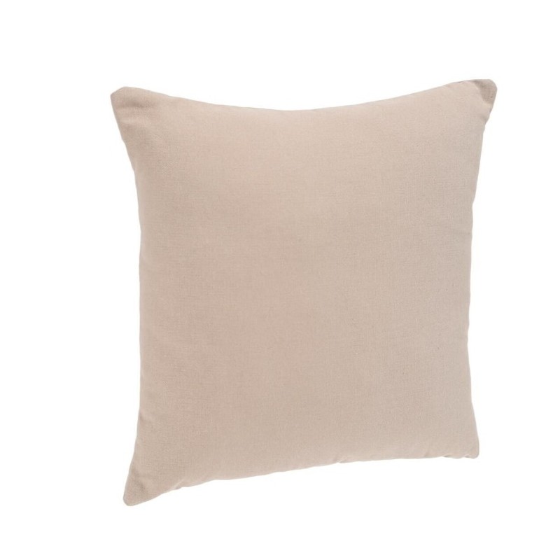 Coussin déhoussable, coton,Beige, 38x38 cm