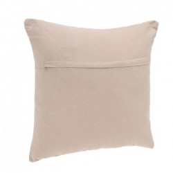 Coussin déhoussable, coton,Beige, 38x38 cm