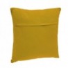 Coussin déhoussable, coton,Jaune, 38x38 cm