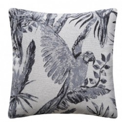 Coussin "Perroquet Gris,...