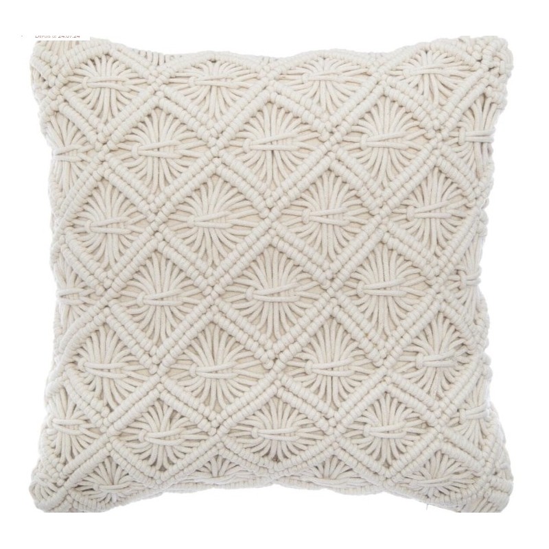 Coussin "Eté Indien" Beige, 40x40 cm