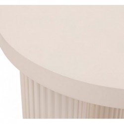 Table à café "Tella" Beige, D.40 cm