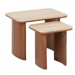 Lot de 2 tables basses...