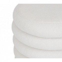 Pouf coffre bouclette "Guilia"
Blanc, 59x45 cm