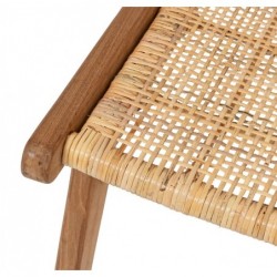 Fauteuil "Timor"
Teck, rotin