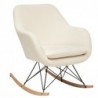 Rocking-chair Bouclette, blanc