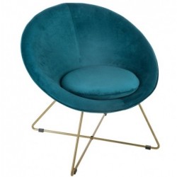 Fauteuil "Evan" Velours,...