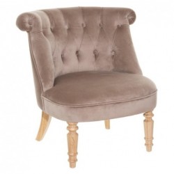 Fauteuil "Sixtine" Velours,...