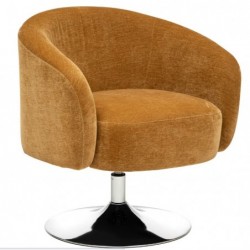 Fauteuil "Edith" Velours,...