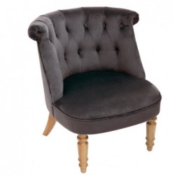 Fauteuil "Sixtine"
Velours,...