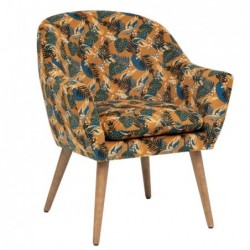 Fauteuil "Sango"
Velours,...