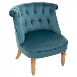 Fauteuil "Sixtine" Velours,...