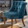 Fauteuil "Sixtine" Velours, Bleu