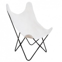 Fauteuil "Oslo" Blanc,...