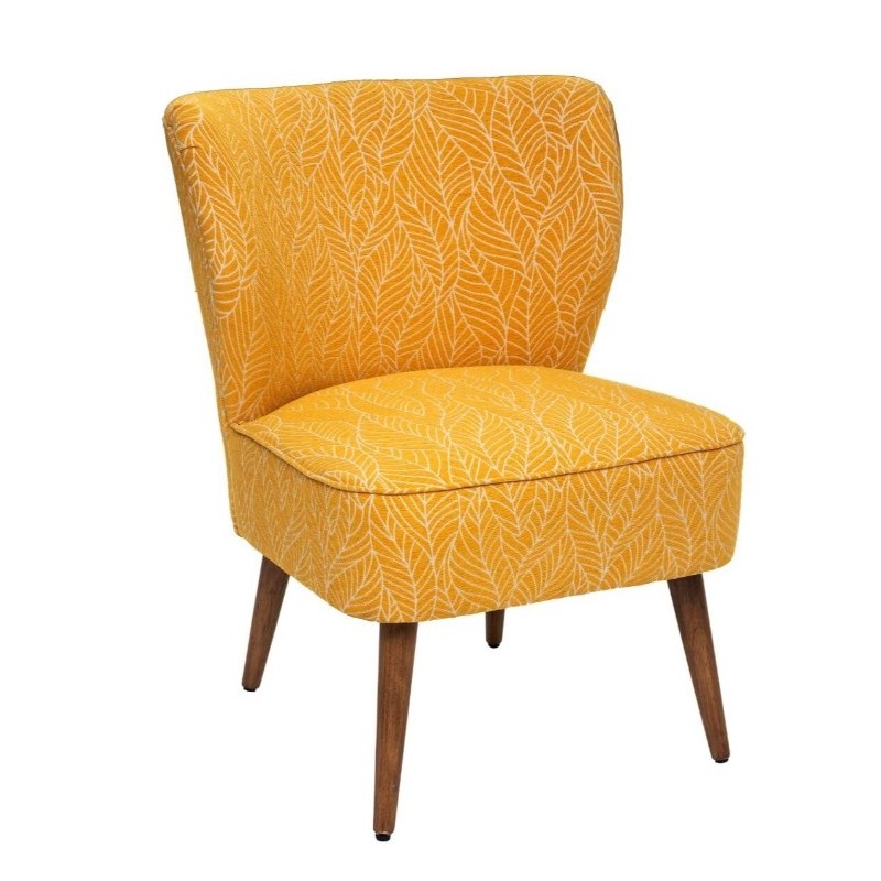 Fauteuil "Chiara"
Hévéa, Jaune moutarde