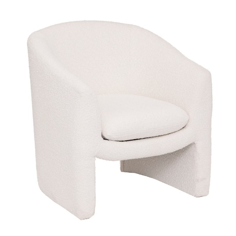 Fauteuil "Kunjo"
Bouclette, Blanc