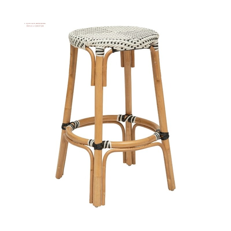 Tabouret de bar "Trecia"
Rotin, blanc