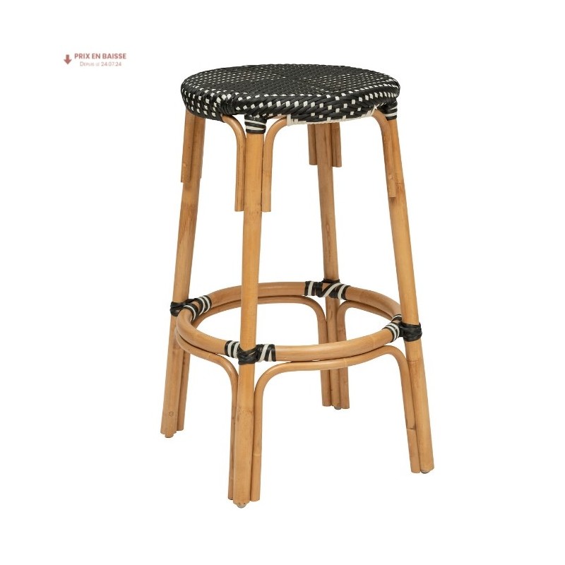 Tabouret de bar "Trecia"
Rotin, blanc