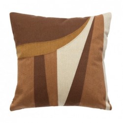 Coussin "Hary" Marron,...