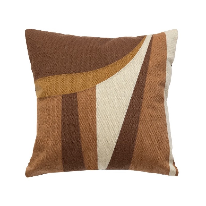 Coussin "Hary" Marron, 45x45 cm