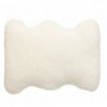 Coussin forme "Wavy bliss" Blanc, 48x35 cm